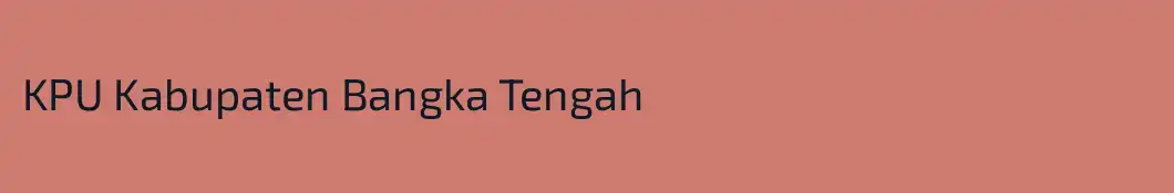 KPU Kabupaten Bangka Tengah